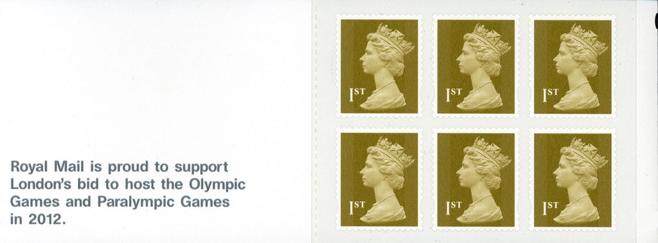 2004 GB - MB7 - 6 x 1st Gold (W) 'Supporting ... 2012' Plain